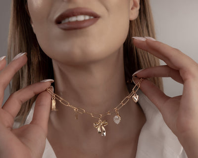 Angesagte Sommerkette für Damen, wasserfester Edelstahl
