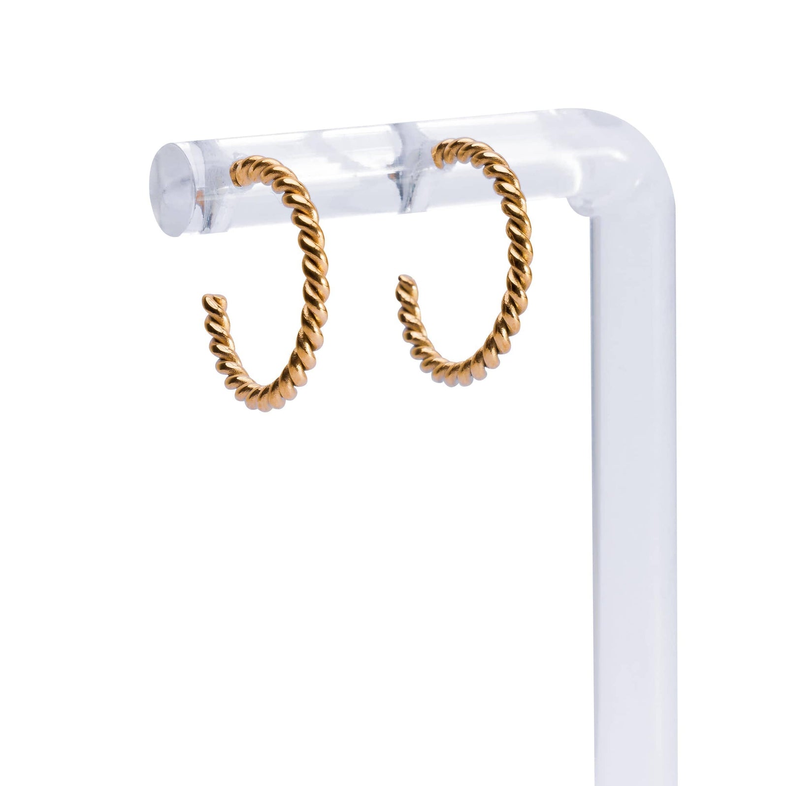 Feine Twist-Creolen – Elegante Ohrringe