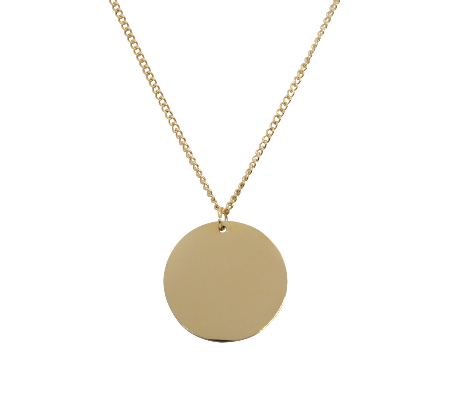 goldene Halskette mit Pailletten Detail