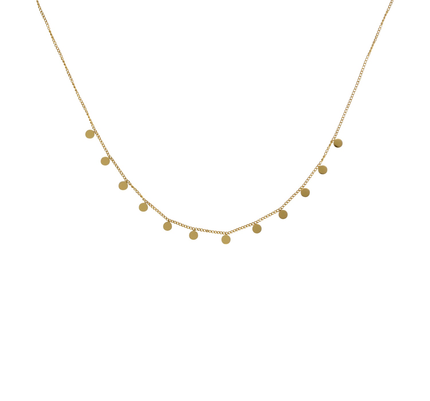 Pailletten Choker Halskette