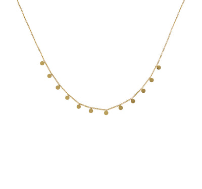 Pailletten Choker Halskette